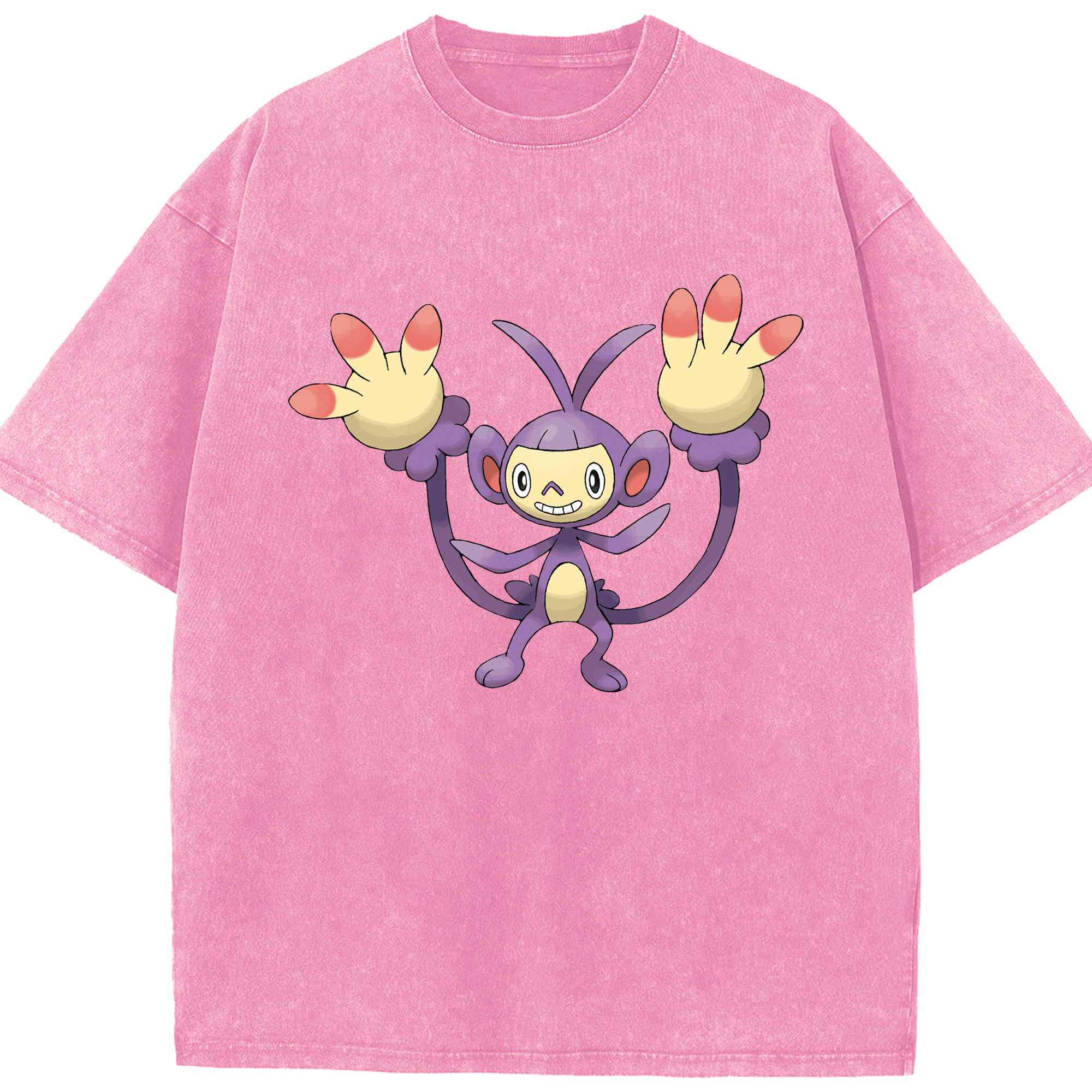（画像用） ポケットモンスター Pokémon 綿100% ヴィンテージ風 半袖Tシャツ（フロントプリント）